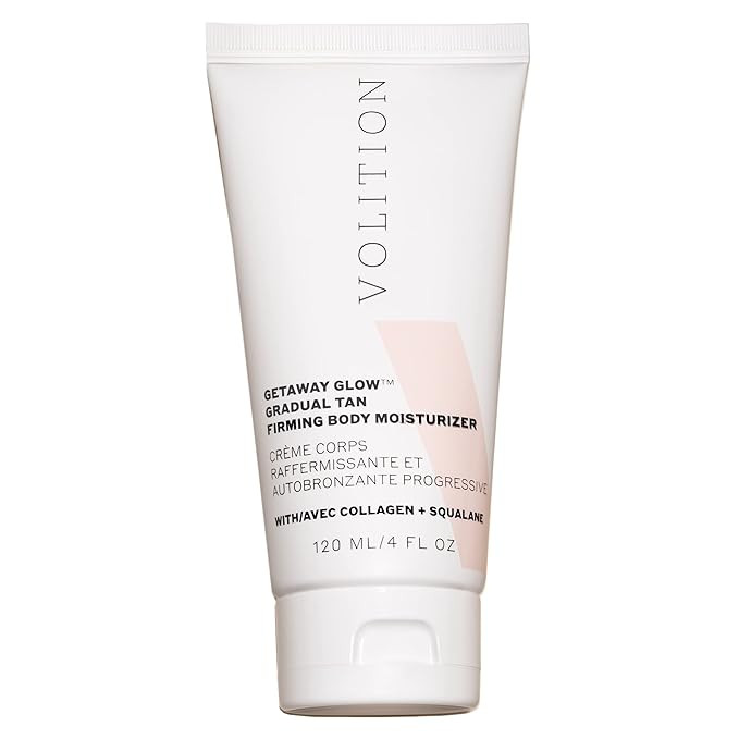 Volition Beauty Getaway Glow Gradual Tan Firming Body Moisturizer with Vegan Collagen + Squalane ... | Amazon (US)