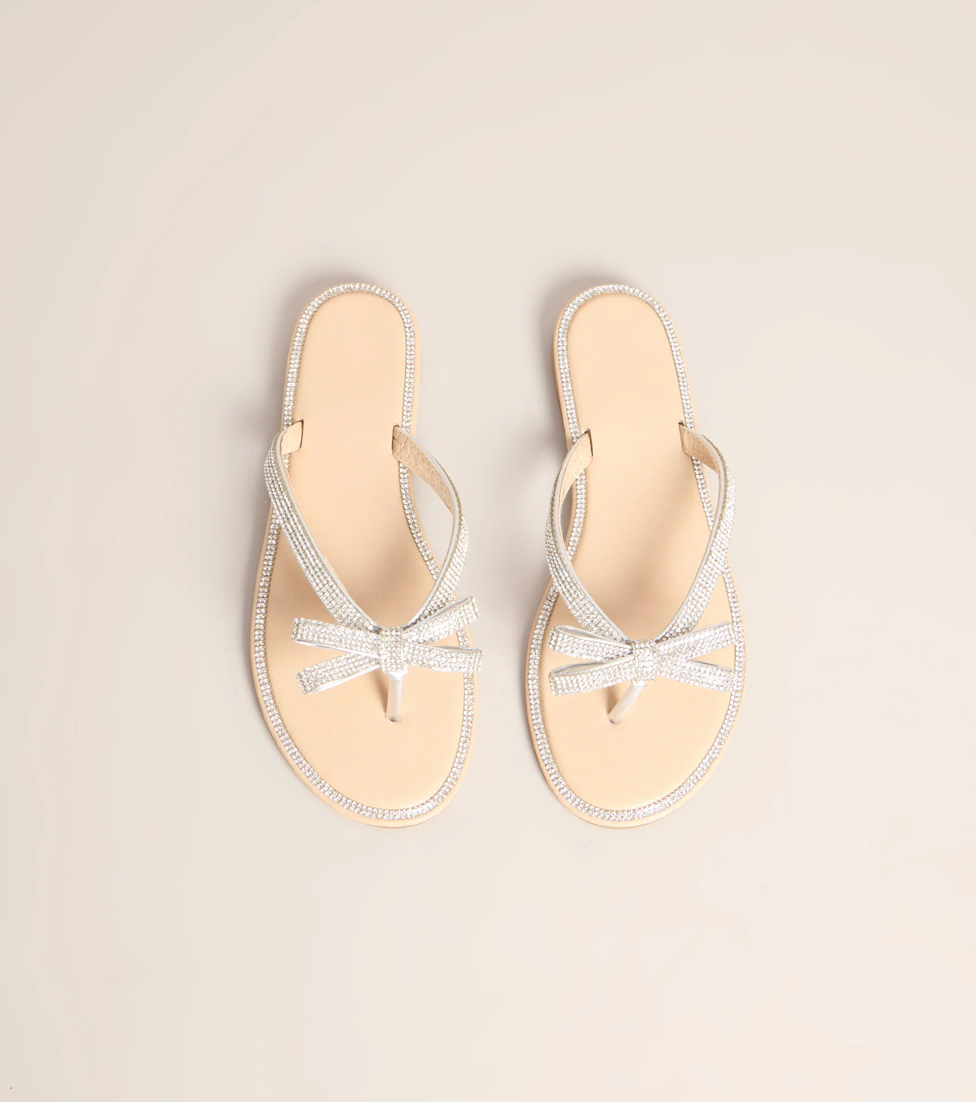 Cute Shine Sparkle Bow Sandals | Windsor Stores