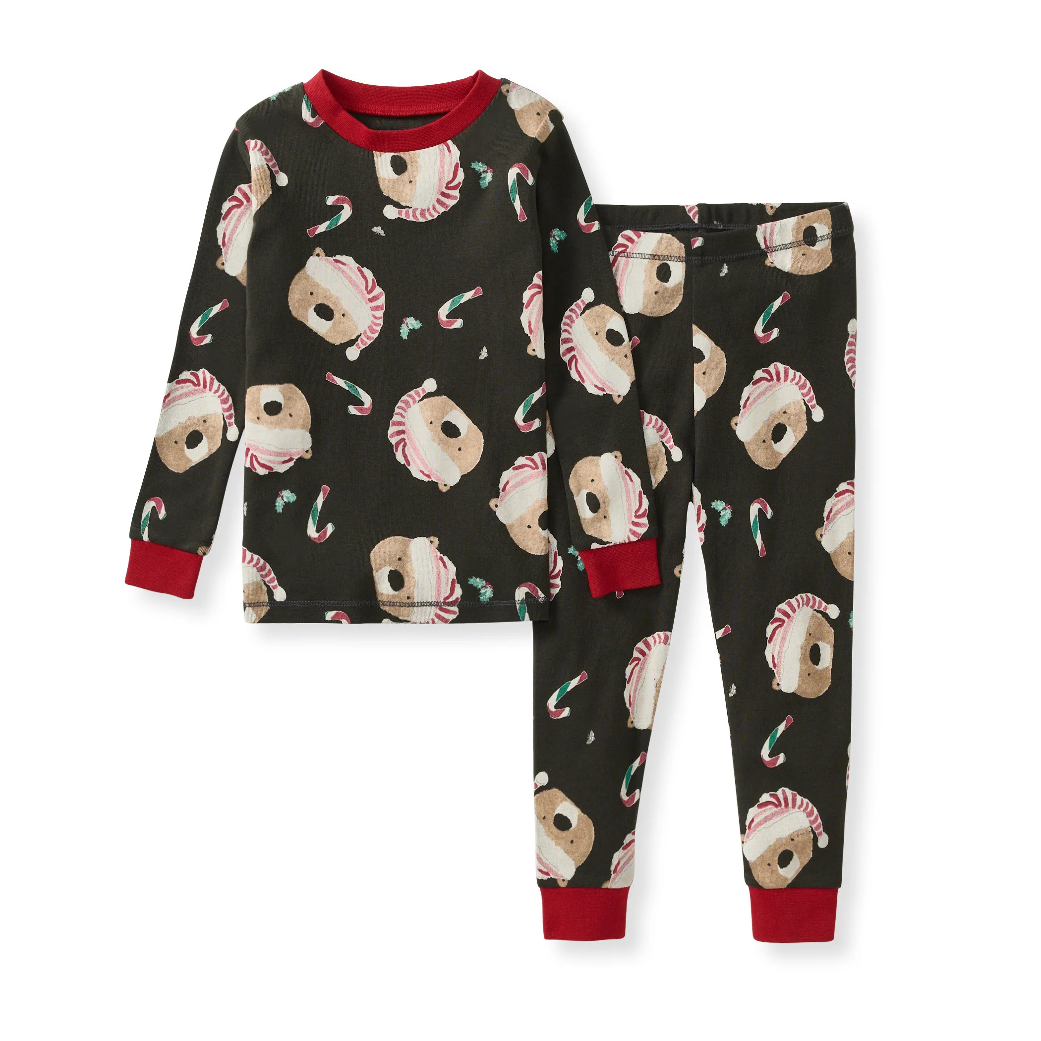 Candy Cane Bears Matching Family Two-Piece Pajamas | Burts Bees Baby
