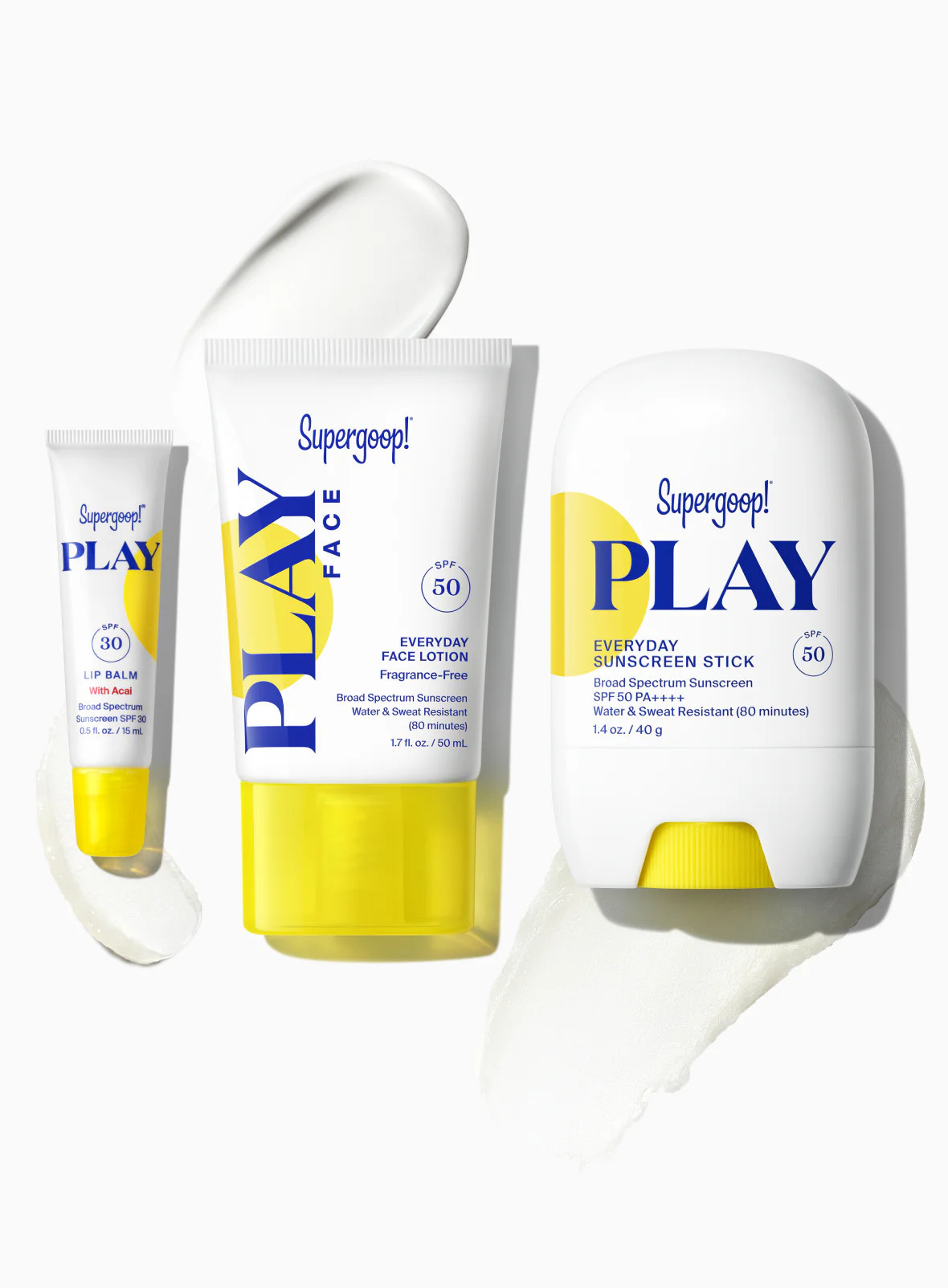 PLAY Game Face SPF Set Sunscreen Supergoop! | Supergoop