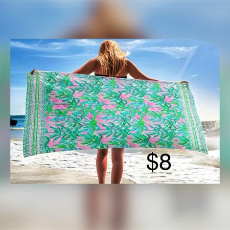 Lilly Pulitzer beach towel & coverup 

#LTKFindsUnder50 #LTKSwim #LTKFindsUnder100