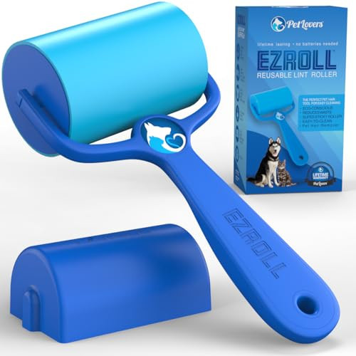 PetLovers EzRoll Reusable Lint Roller - Sticky for Life & Multi-Purpose Pet Hair, Dust, & Lint Remover for Clothing, Upholstery, & Cars - Sustainable, Washable & Efficient | Amazon (US)