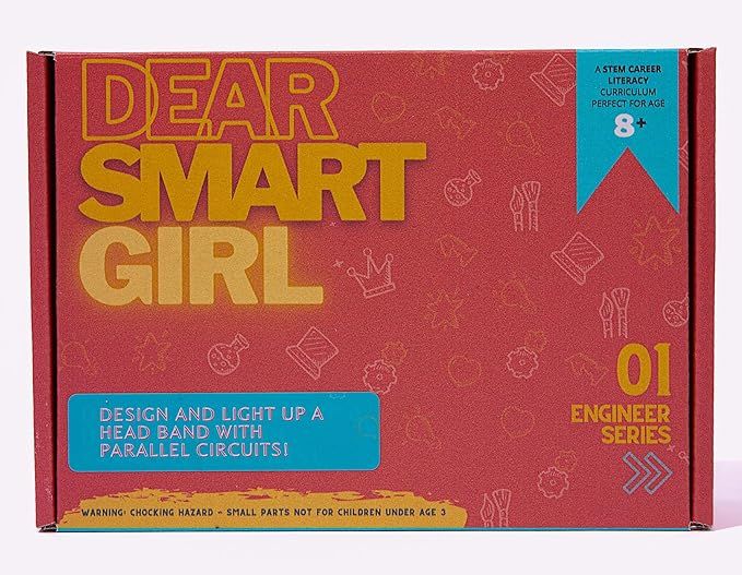 Dear Smart Girl | Engineering STEM Activity Kit | DIY Light Up Headband | Gift for Girls Ages 6-1... | Amazon (US)