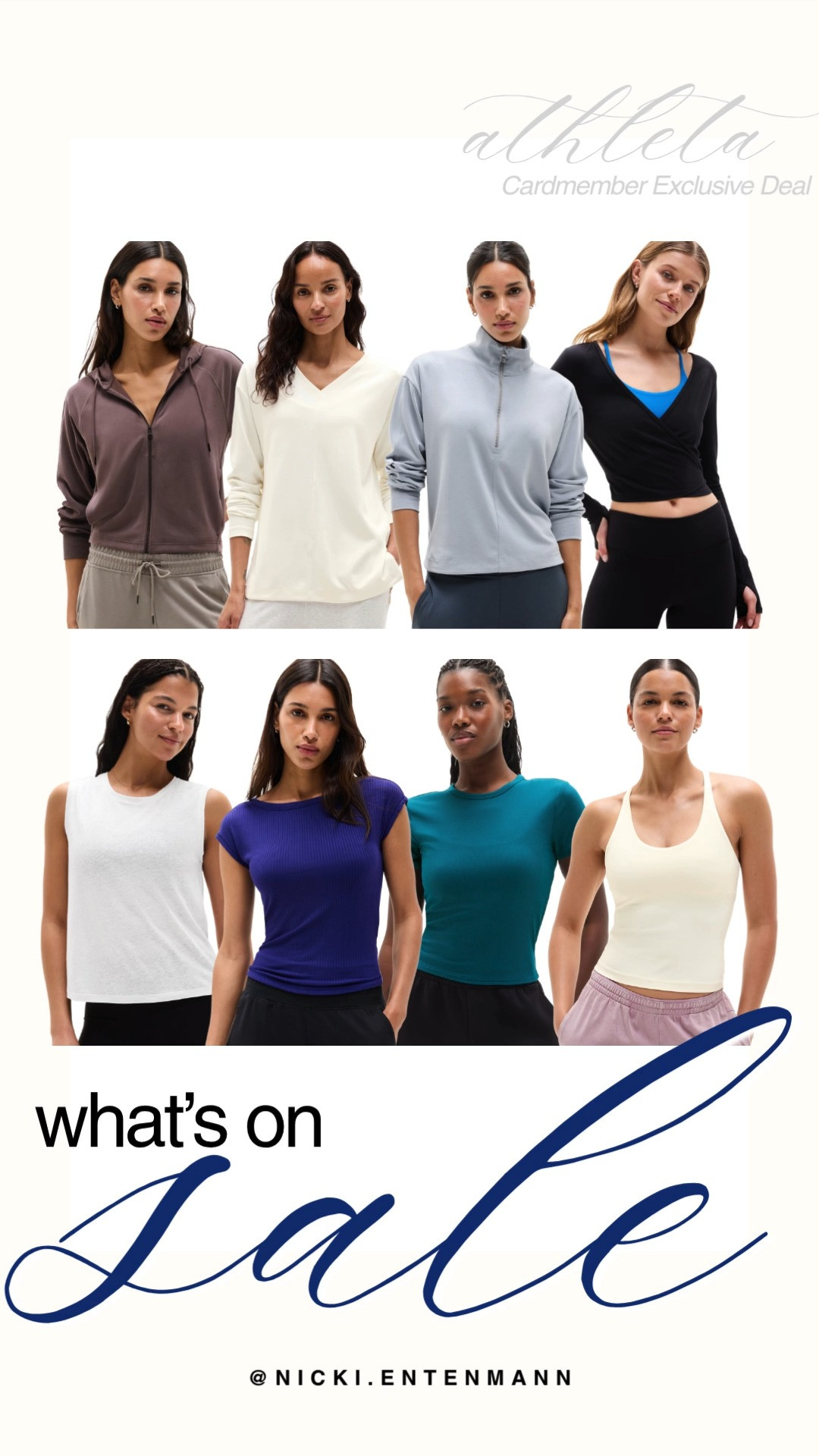 Unlock cardmember exclusive savings at Athleta with this essential tops edit! The lineup includes lightweight full-zip hoodies, cozy quarter-zips, ribbed short-sleeve tees, and supportive athletic tanks. Rich jewel tones like deep teal, violet blue, soft slate, and chocolate brown make these pieces perfect for layering into your fall activewear wardrobe.

#athleta #athletastyle #cardmemberdeal #whatsonsale #activewear #athleisure #preppycasual 

 #LTKfitnessgoals #LTKActive #LTKSaleAlert