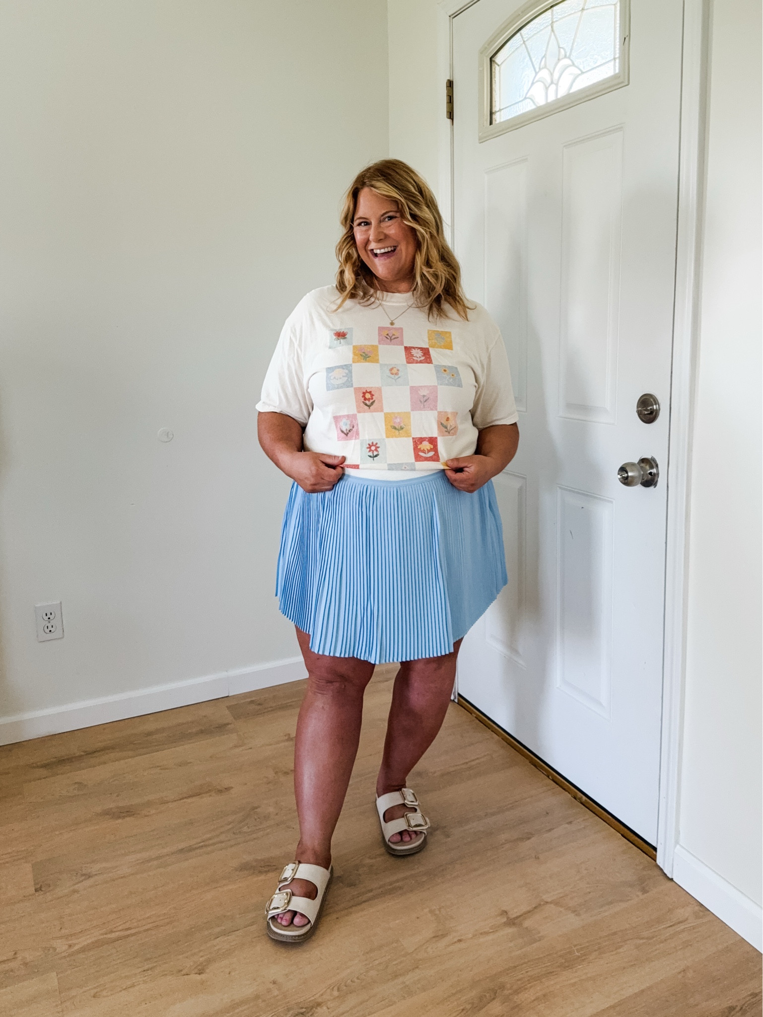 Wearing an XL in my tee - use code STEPHSHARES20 to save.  Wearing an XXl in my skort - sized up for the bump

#LTKMidsize #LTKBump #LTKActive