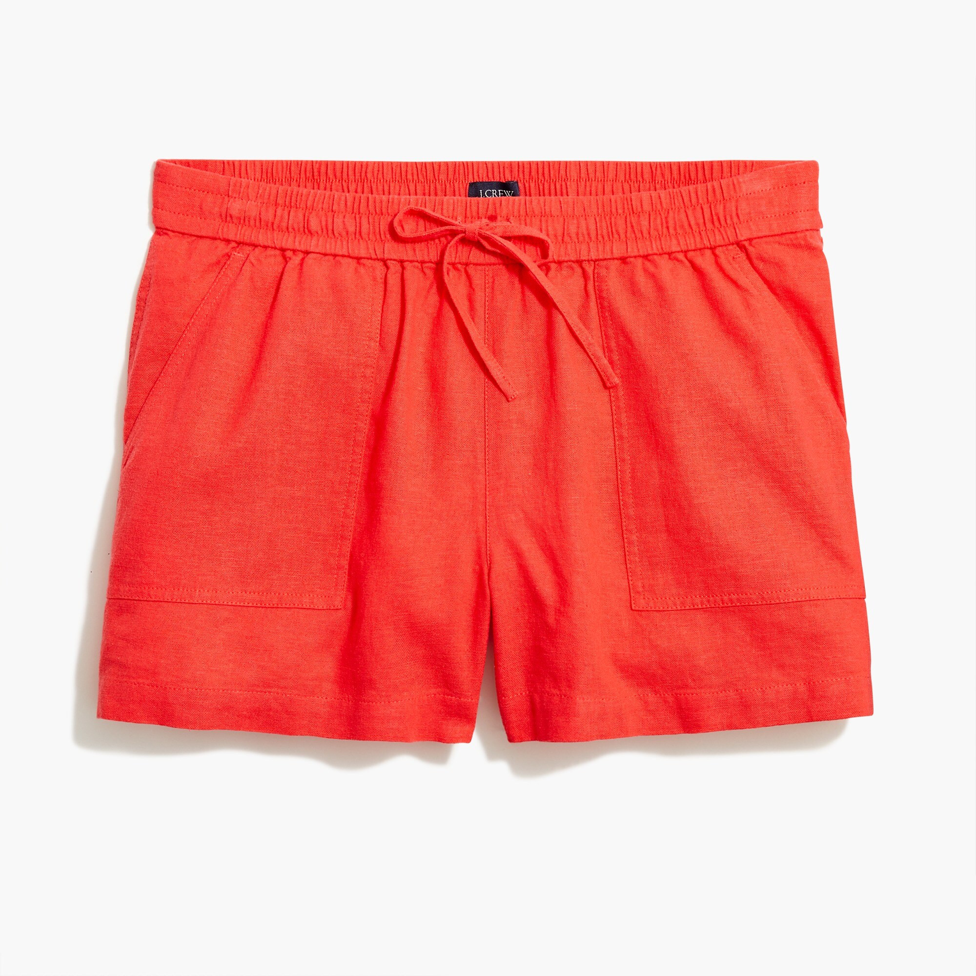 Linen-blend drawstring short | J.Crew Factory