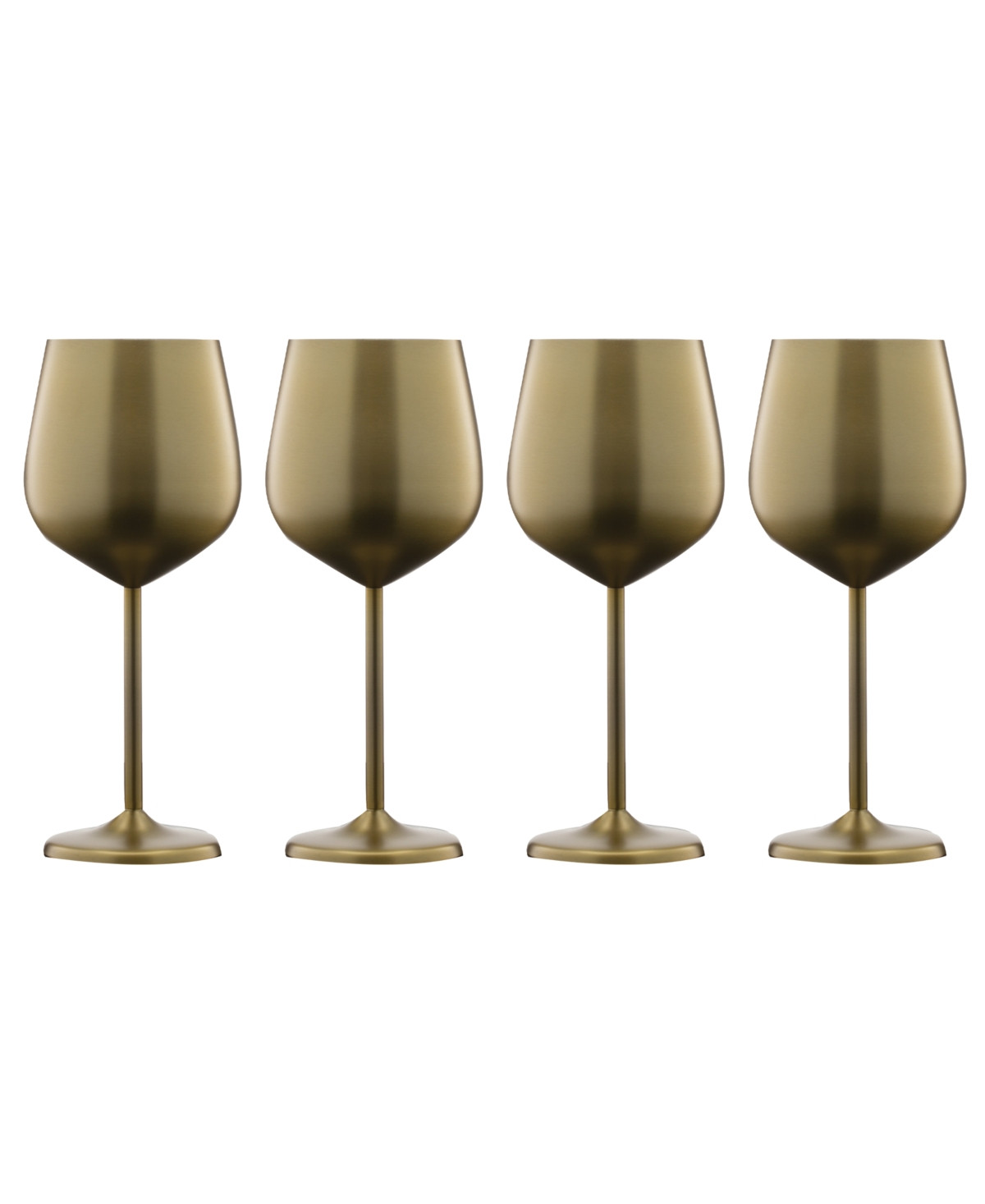 Cambridge 18 Oz Gold Stainless Steel White Wine Glasses, Set of 4 - Gold | Macy's