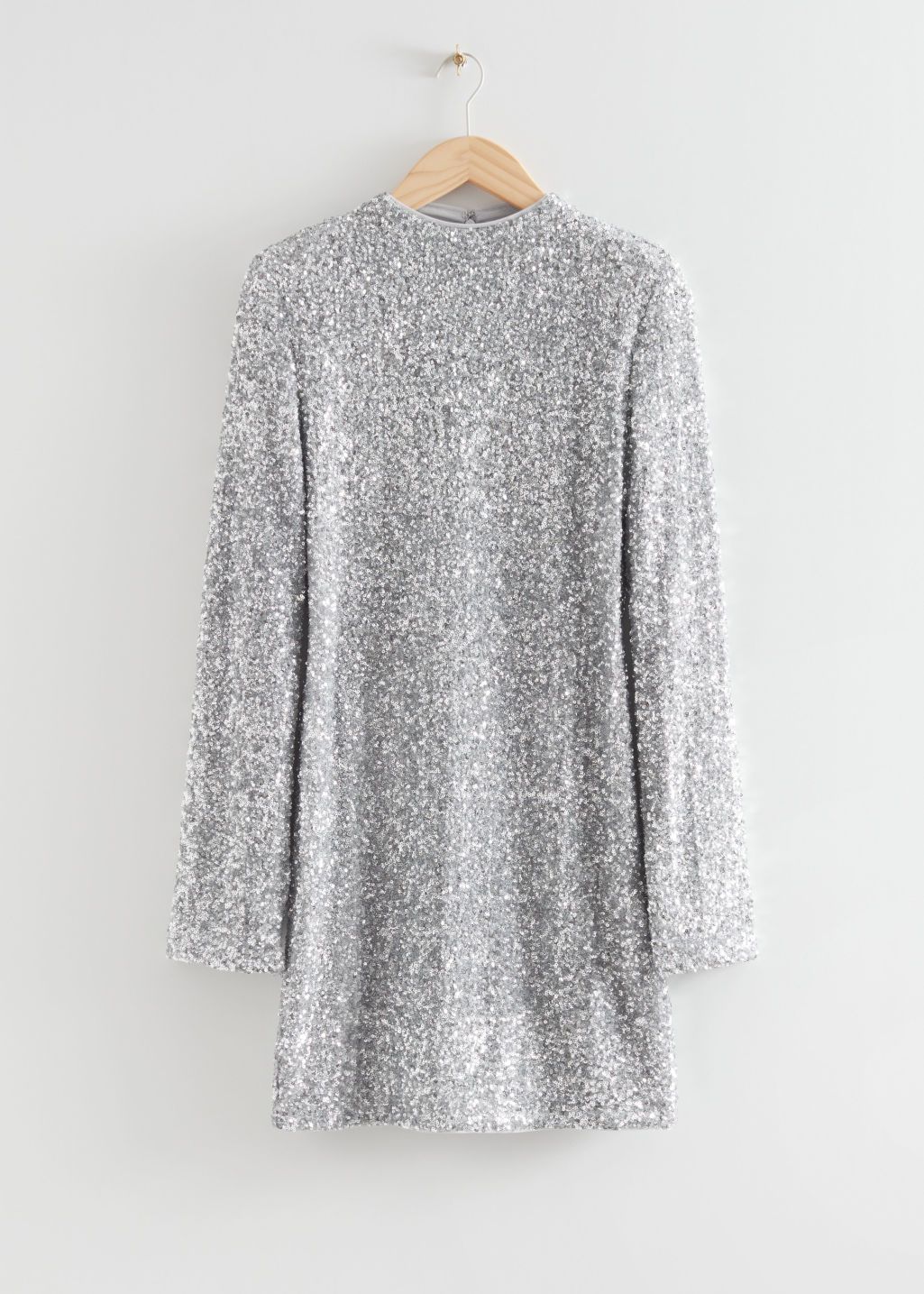 Fitted Sequin Mini Dress - Grey | & Other Stories US