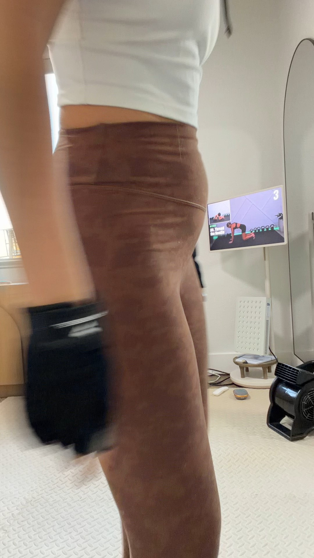 Amazon workout outfit of the day. Sports bra tank size small. Seamless front legging size small. My weighted vest is 6 pounds. My most frequently used kettlebell weight is 20 pounds. Linking all my at home workout equipment from Amazon.

#LTKActive #LTKSaleAlert #LTKFindsUnder50