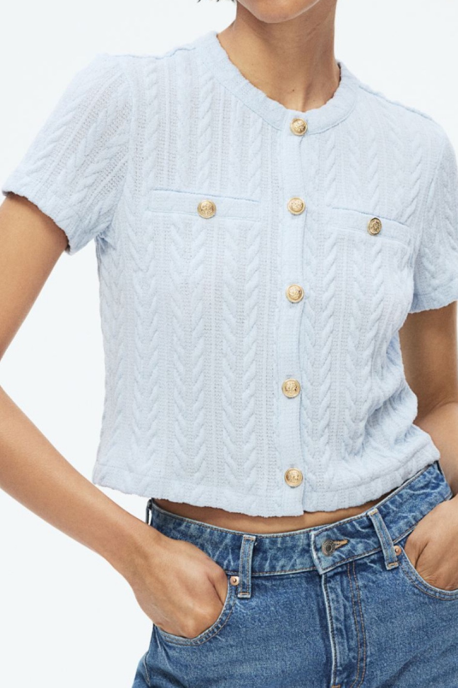 Cable knit cardigan with gold buttons 

#LTKFindsUnder50 #LTKFallSale #LTKStyleTip