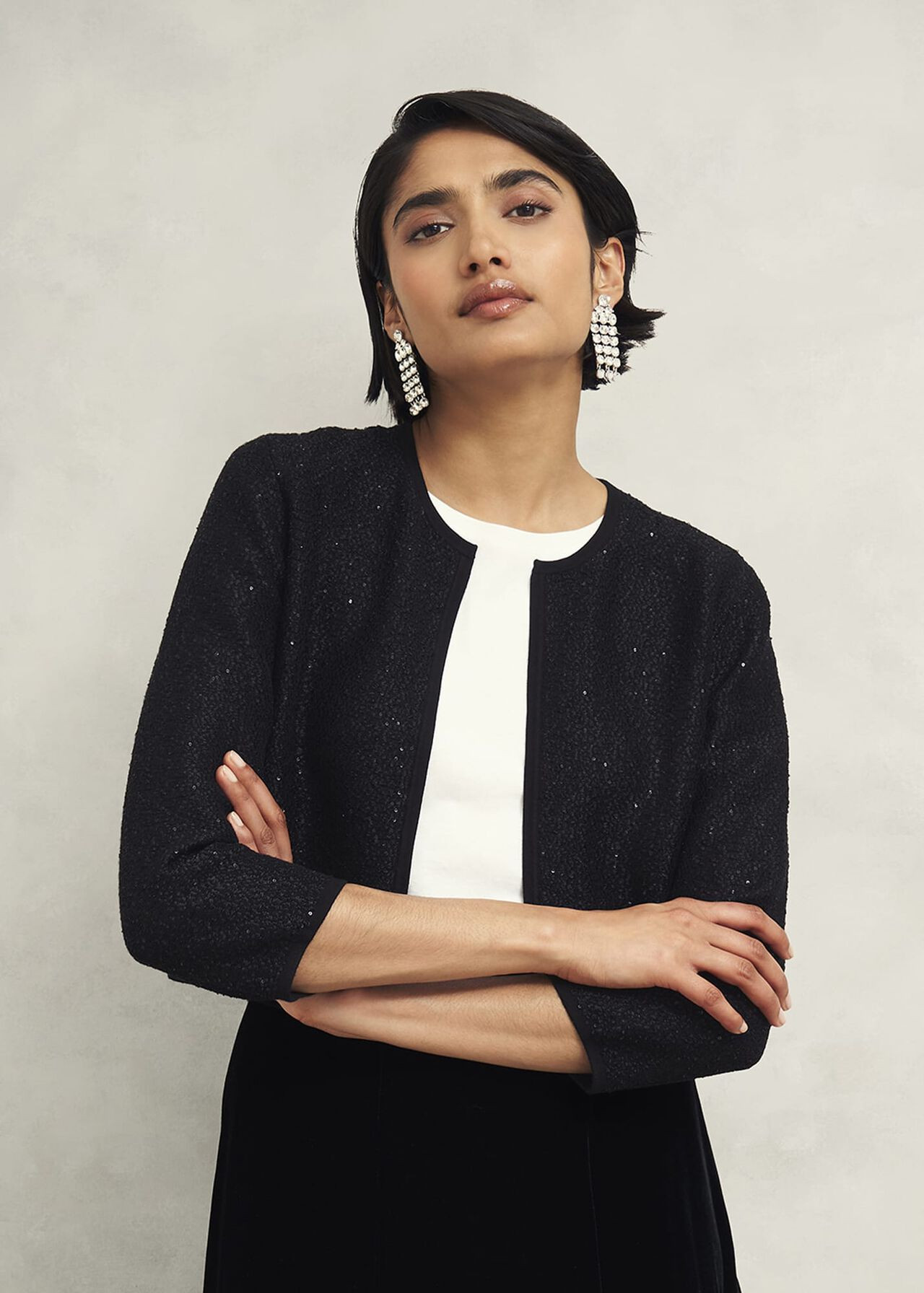 Elin Sequin Cardigan | Hobbs UK | | Hobbs