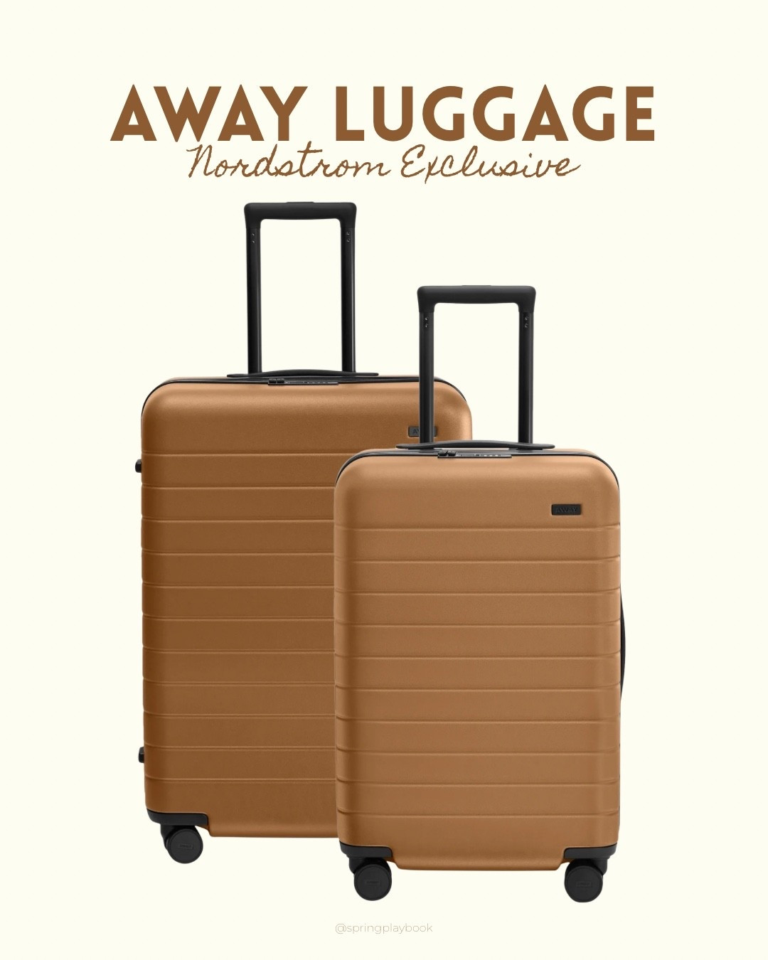 Nordstrom Anniversary Sale! I’m taking advantage of being a card holder to snag these Nordstrom Exclusive Away Luggage pieces: Medium Check & Bigger Flex Carryon. 

I already have an Away Medium Check, which I will pass on to my family, and keep this SPRING color for myself.

#LTKSaleAlert #LTKTravel #LTKmomlife