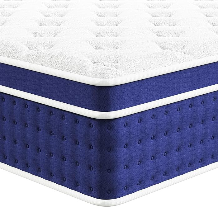 Queen Mattress 12 Inch, Gel Memory Foam Hybrid Mattresses with Luxury 10 Layers, Medium Firm Quee... | Amazon (US)