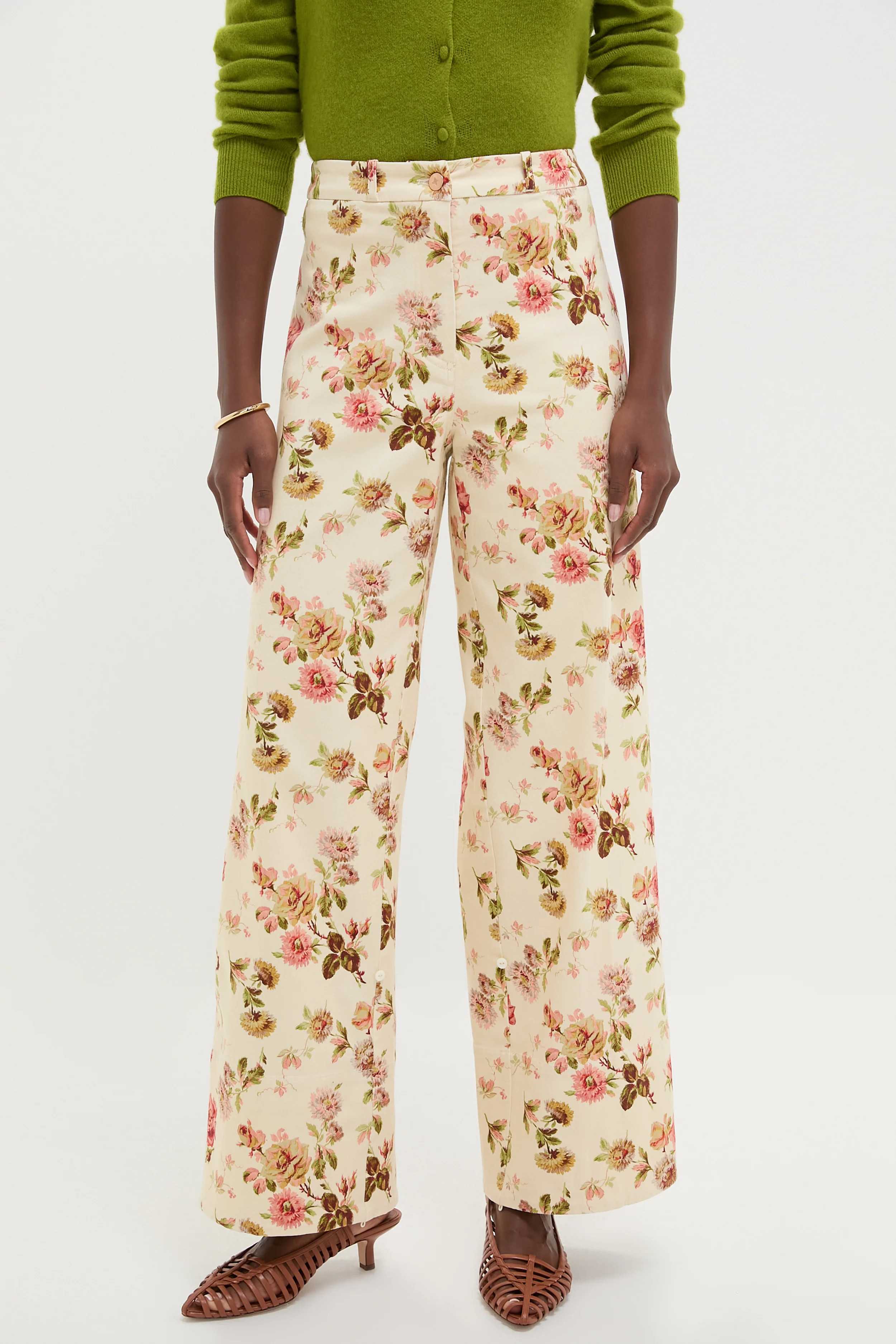 Romantic Floral Twill Convertible Florence Pants | Tuckernuck (US)