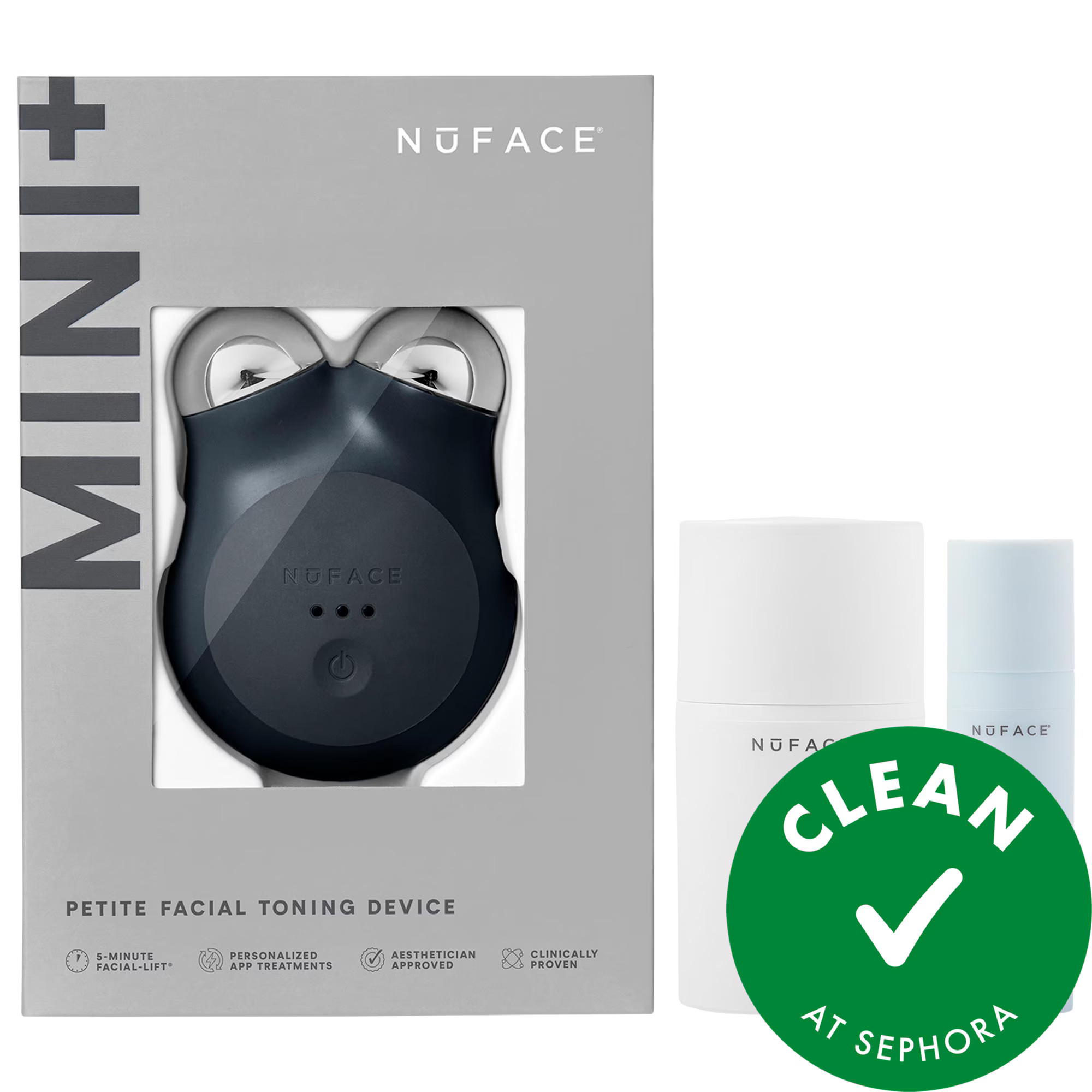 NuFACE Mini+ Petite Facial Toning Device Mini NuFace / Midnight Black | Sephora (US)