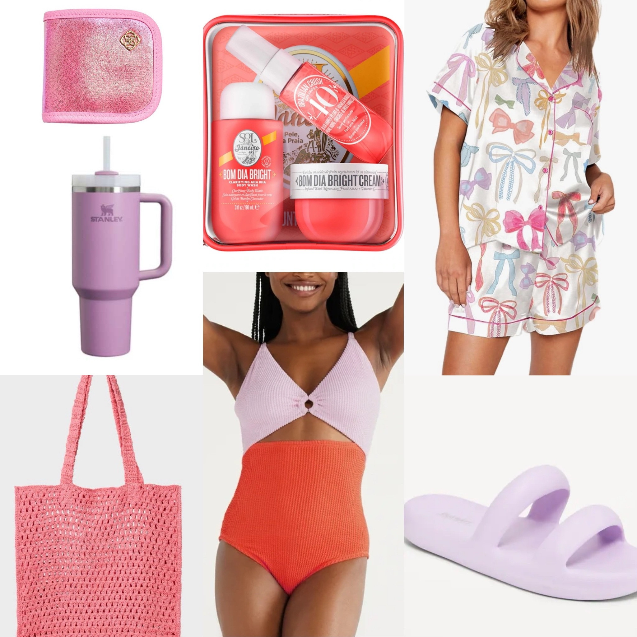 Easter Basket Ideas for Women 
Teenage girl
Friend
Mom
Sister
Bow satin pajama shorts set
Amazon finds
Pool sandals
Old navy
Pastel
Lavender
40 oz Stanley cup
Color block 
One piece swimsuit 
Walmart finds
Coral
Bum bum cream travel set
Kendra Scott x target travel jewelry case
Pink
Target finds
Straw beach tote


#LTKSeasonal #LTKfindsunder50 #LTKshoecrush