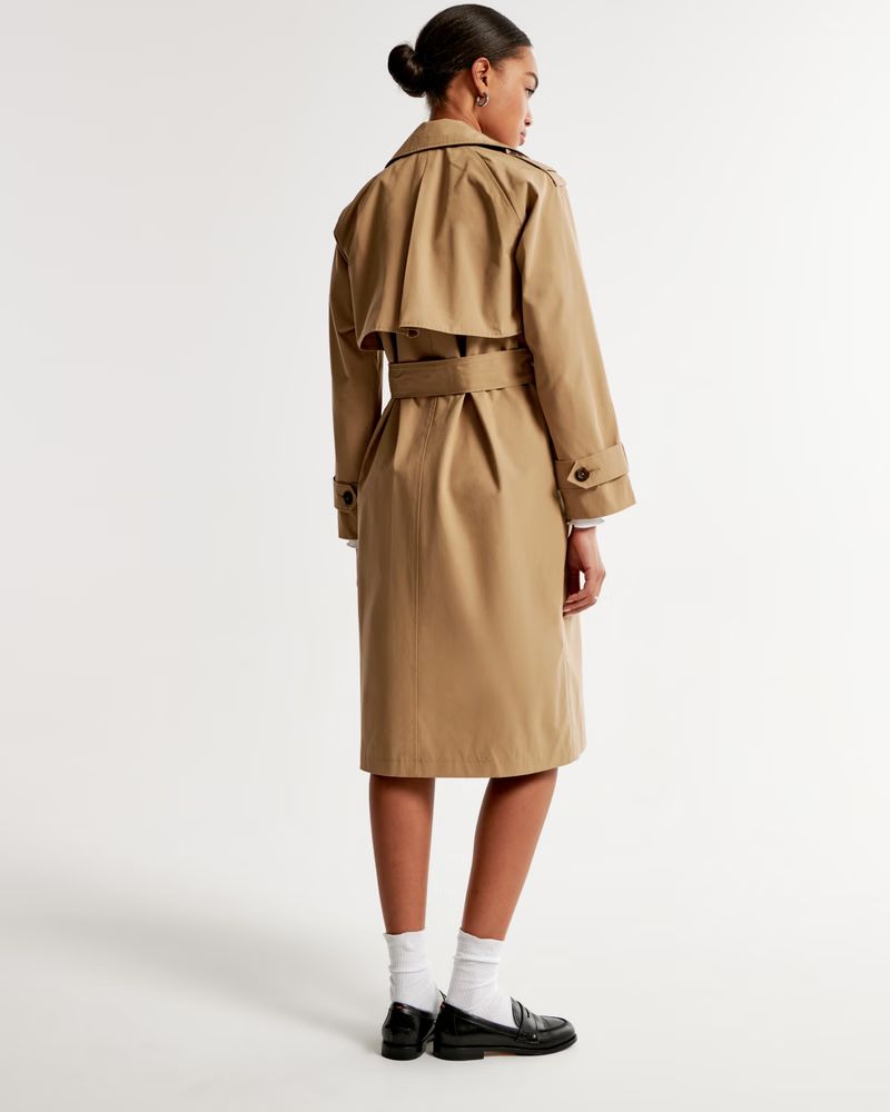 Elevated Trench Coat | Abercrombie & Fitch (US)