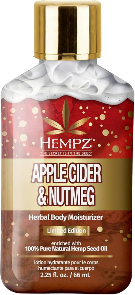 Hempz Limited Edition Mini Apple Cider & Nutmeg Herbal Body Lotion, for men or women, vegan and g... | Amazon (US)