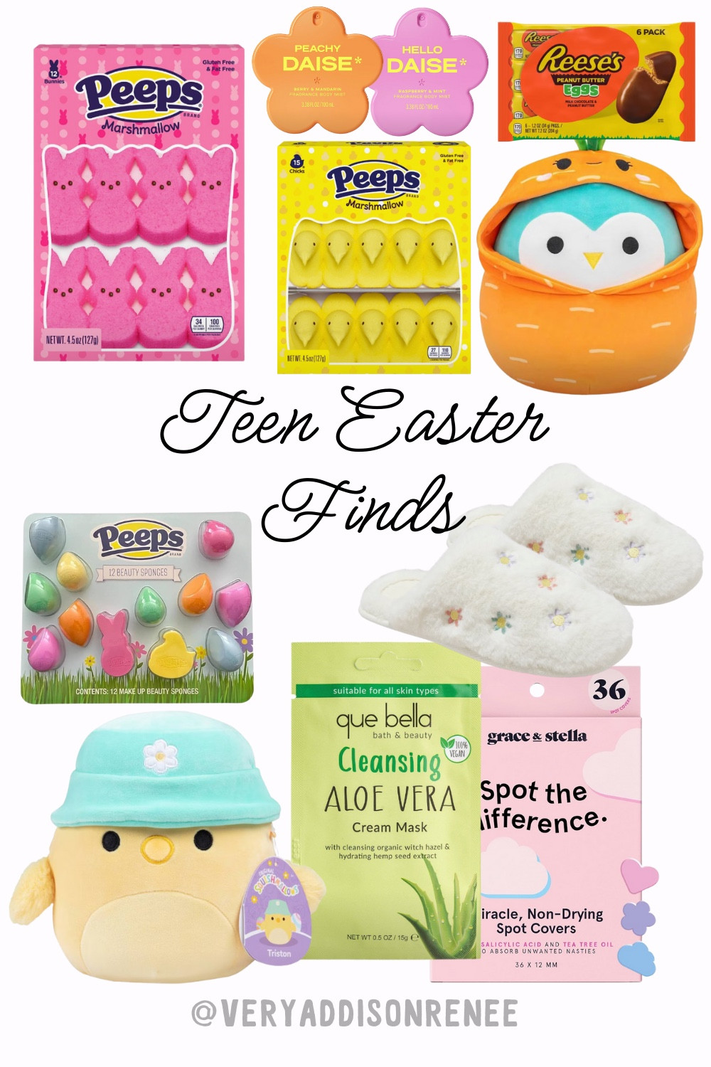 Some of my favorite Target Easter finds for your teen girl’s Easter basket this year! Follow for more 💐🐣



#LTKGiftGuide Easter, Easter basket, gift guide, teen girls, teen girl gift, Easter gifts, Easter gift, Easter gifts for teens, Easter crafts, holiday gifts, Easter basket ideas, gift basket, target Easter finds, target Easter, target, target skincare, slippers, spring finds, beauty blenders, peeps, marshmallow peeps, plushies, stuffed animals

#LTKSeasonal #LTKFindsUnder50 #LTKU