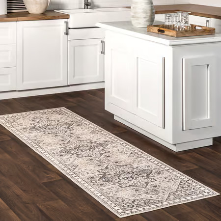Taupe Sadira Washable Stain Resistant  Area Rug | Rugs USA