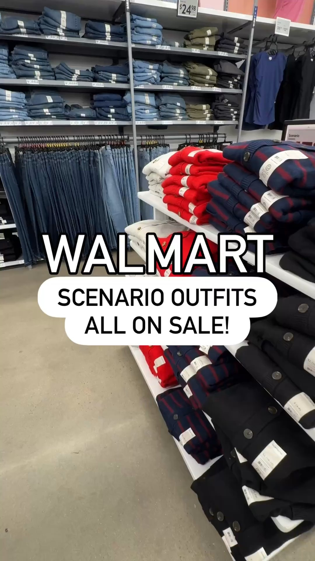 Walmart scenario outfits on sale!