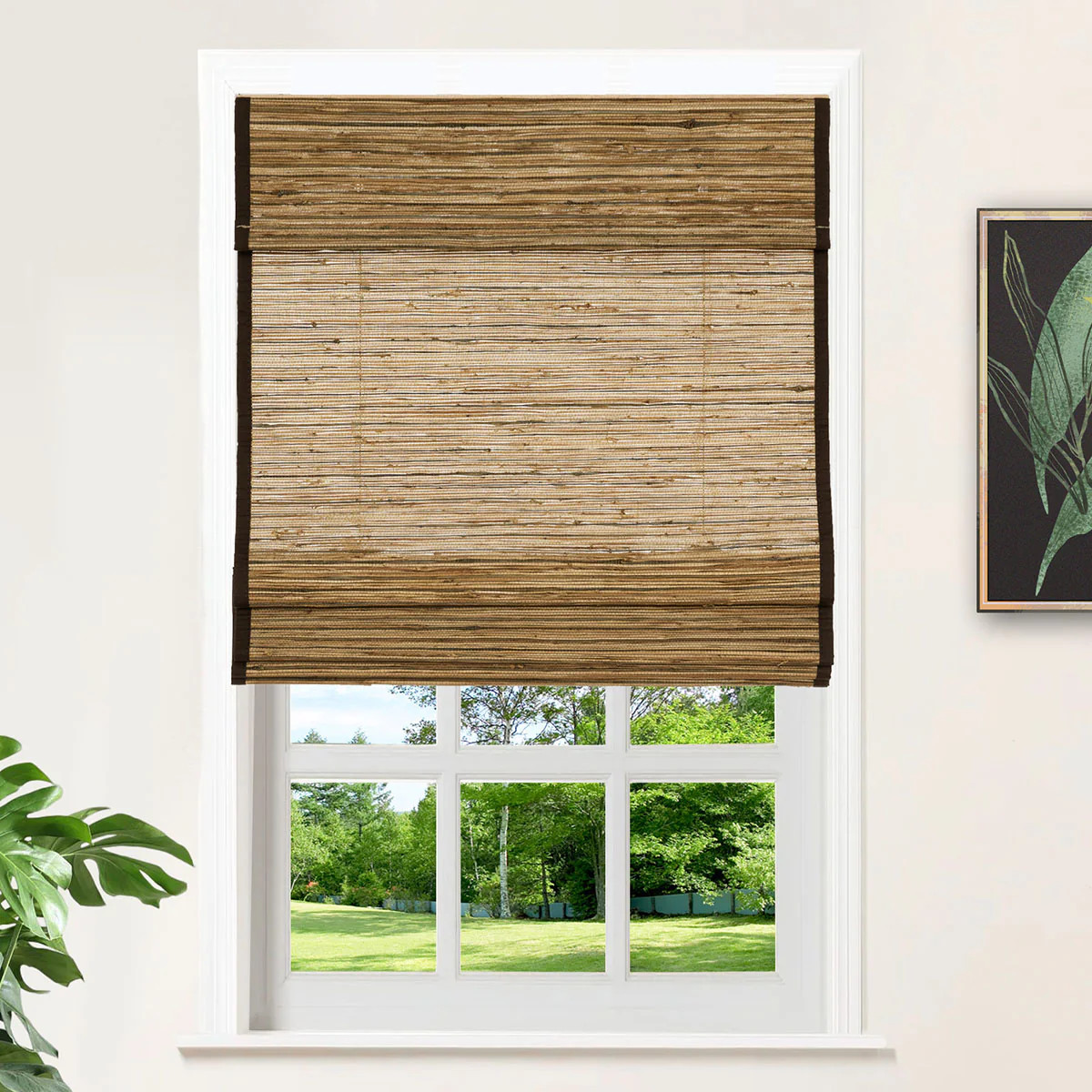 Natural Jute Bamboo Woven Shades Cordless | Homerilla