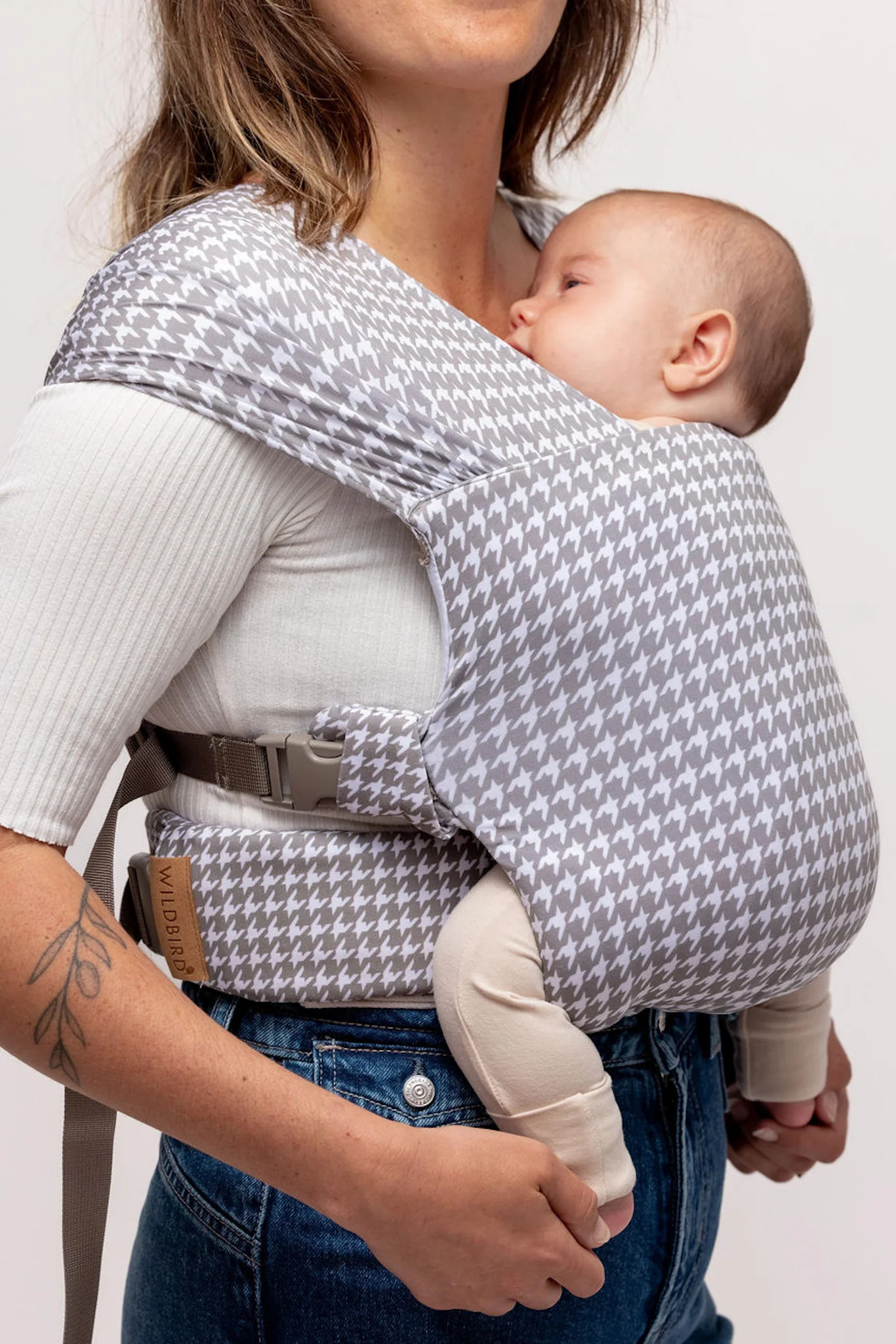 Lewis - Aerial Newborn Buckle Wrap | Wildbird