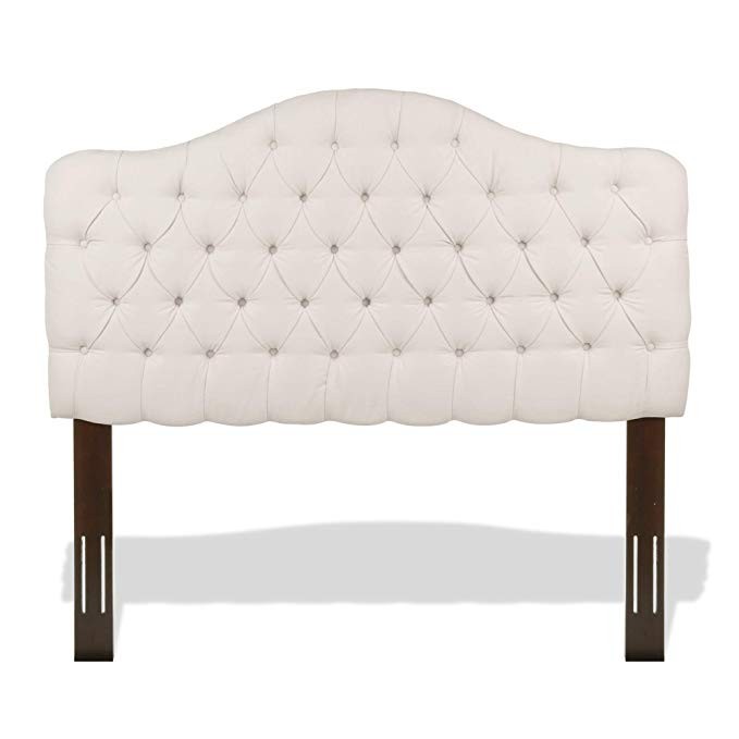 Leggett & Platt Martinique Button-Tuft Upholstered Headboard with Adjustable Height, Ivory Finish... | Amazon (US)