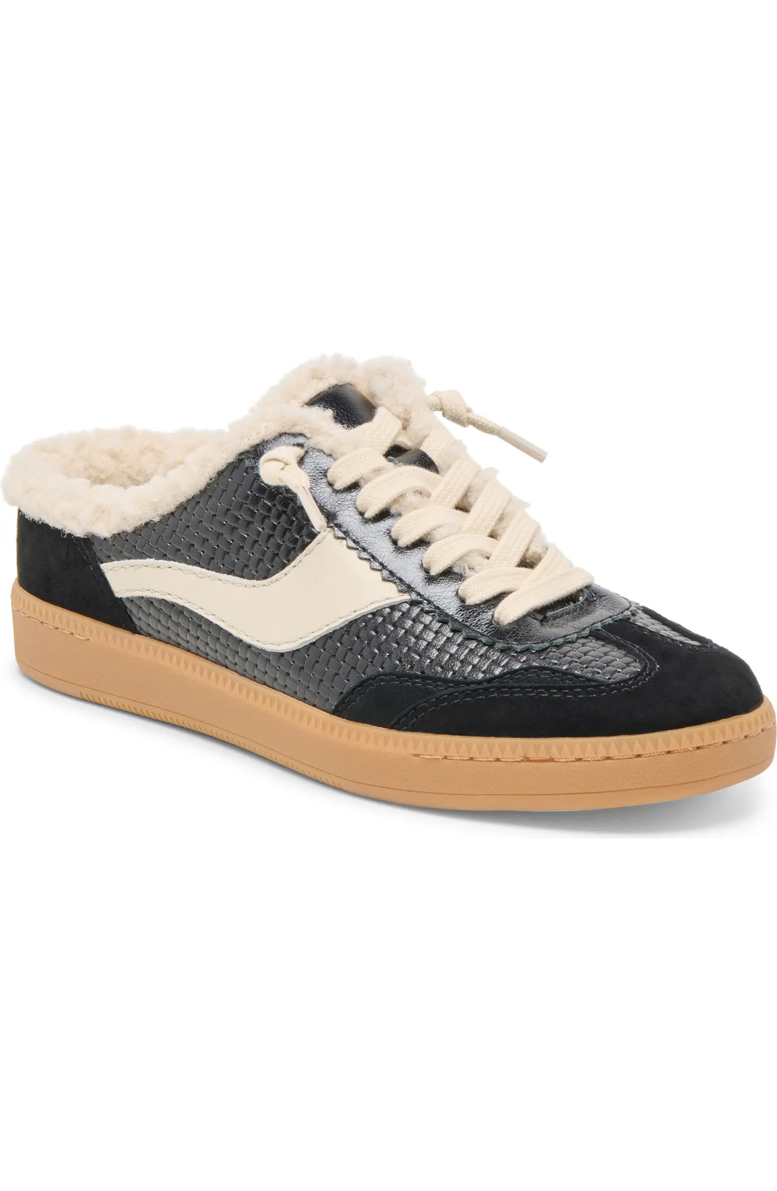 Notice Faux Shearling Sneaker (Women) | Nordstrom