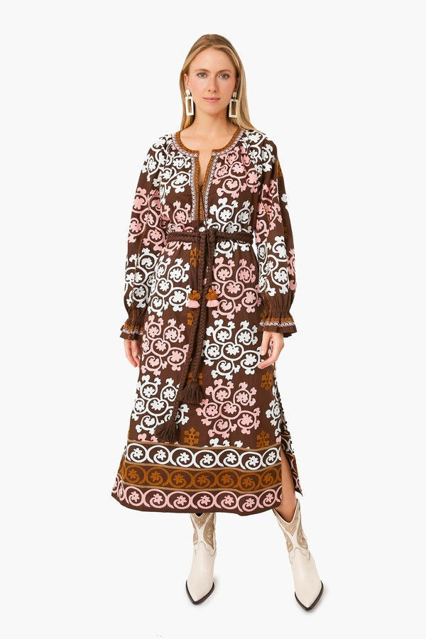 Dark Brown Lana Dress | Tuckernuck (US)