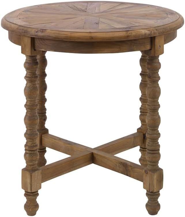 Coastal Reclaimed Fir Wood End Table in Natural | Amazon (US)