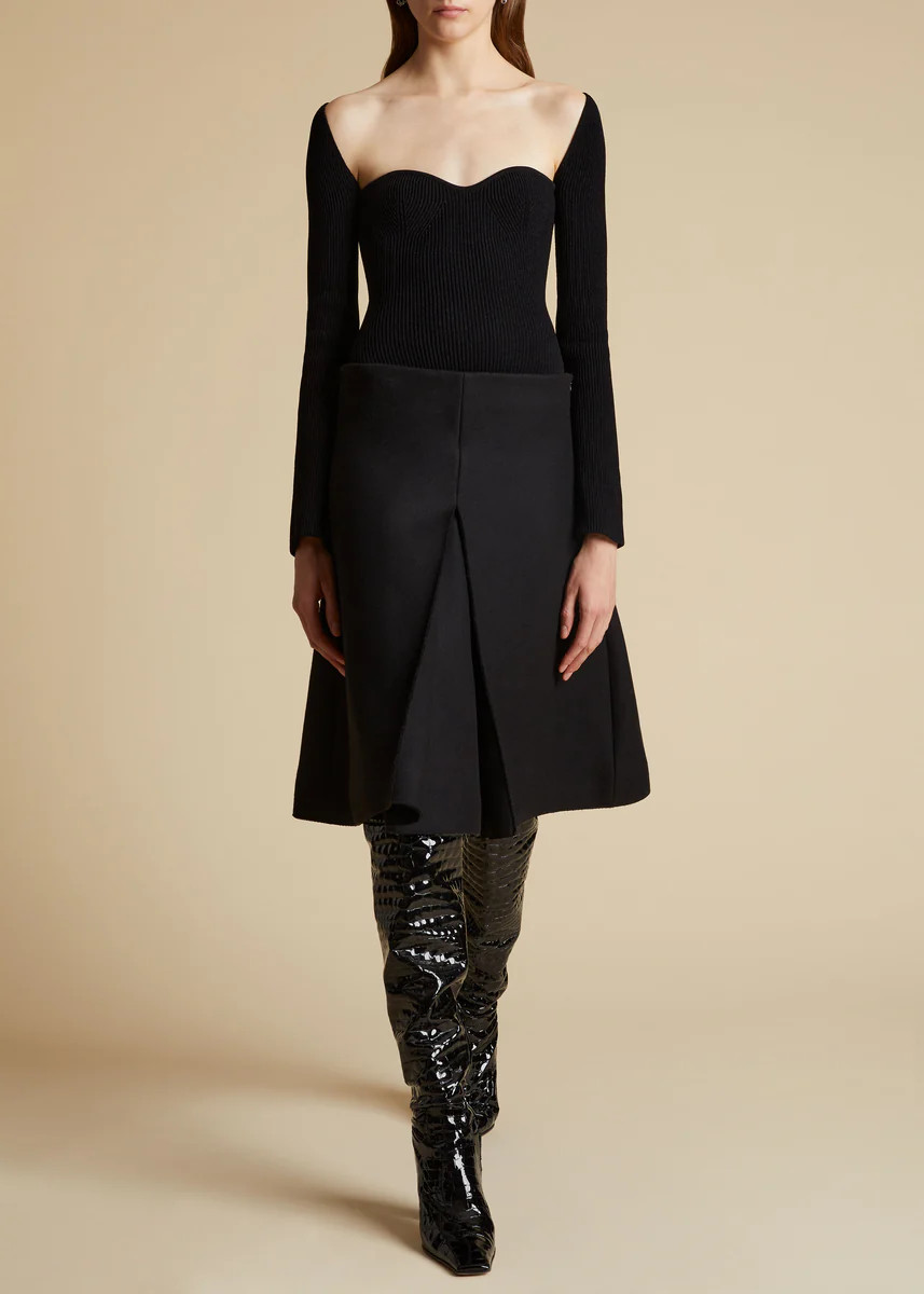 The Maddy Top in Black | Khaite