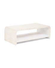 47x16 Capiz Rectangular Coffee Table | TJ Maxx