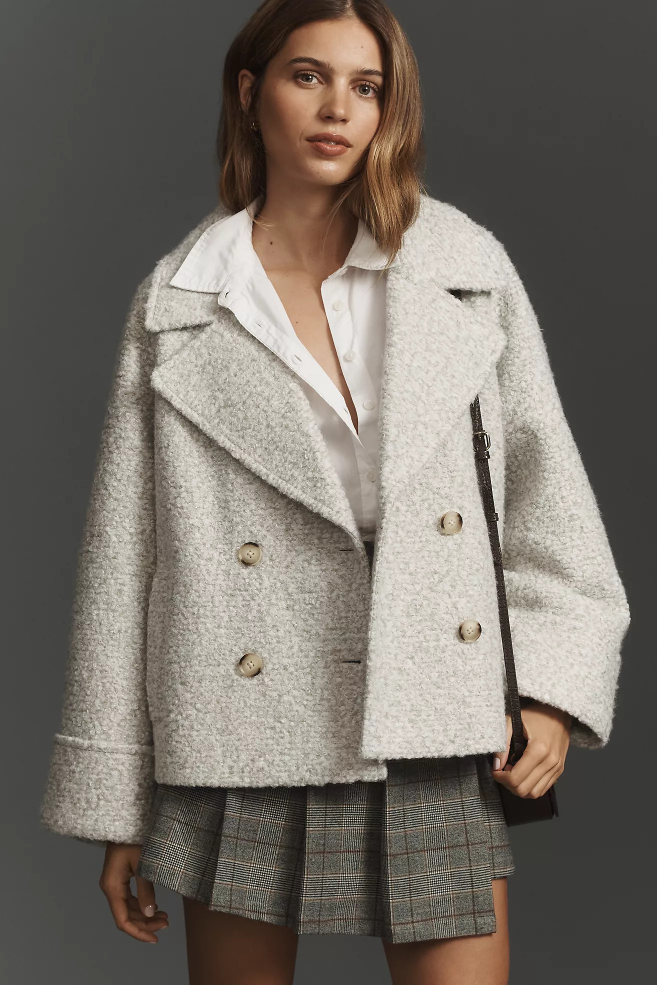 By Anthropologie Bouclé Short Coat | Anthropologie (US)
