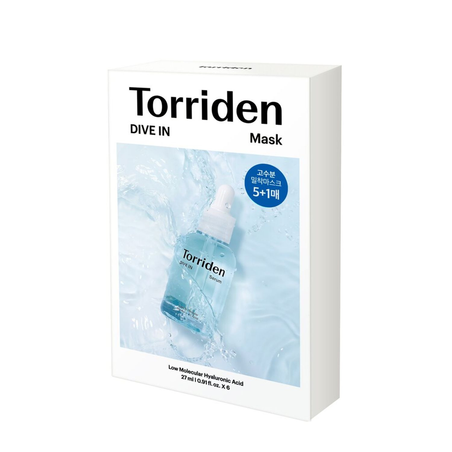 Torriden Dive In Low Molecular Hyaluronic Acid Mask Sheet 5+1ea | Olive Young Global