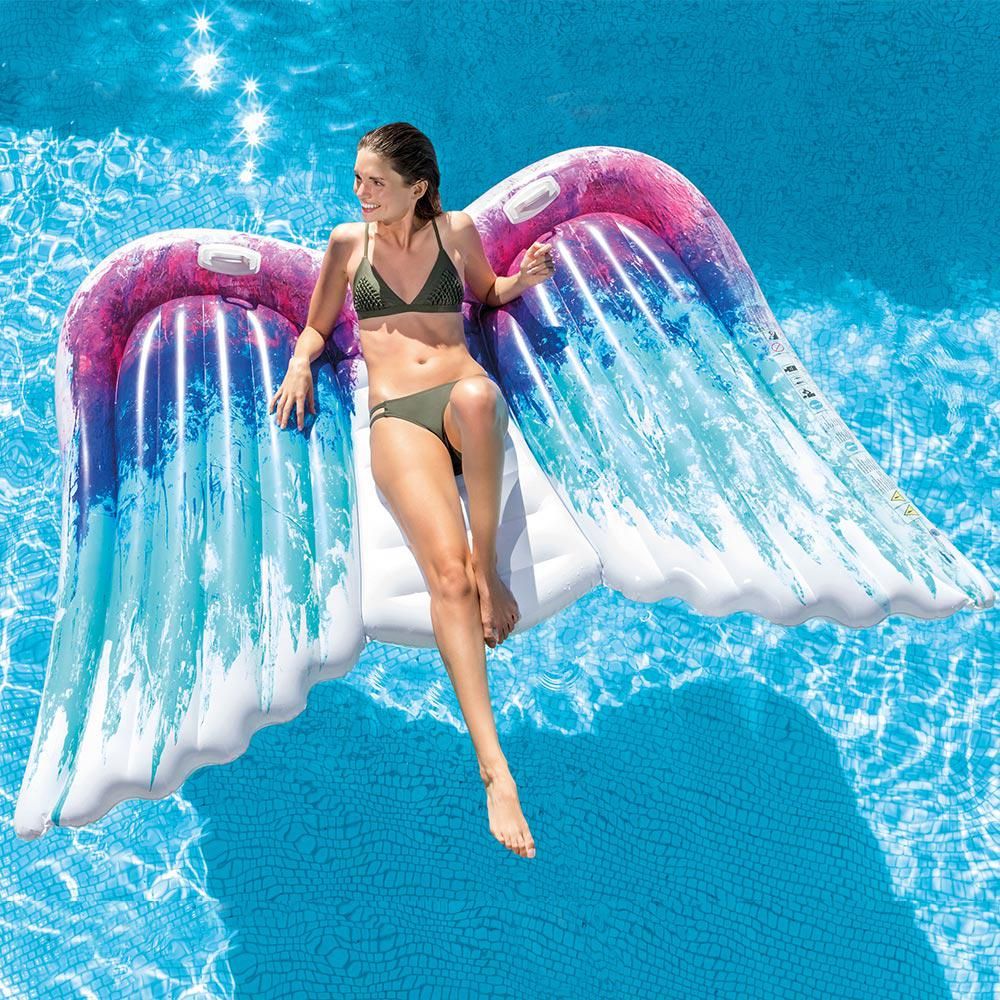 Intex Angel Wings Mat Pool Float, Multi | The Home Depot