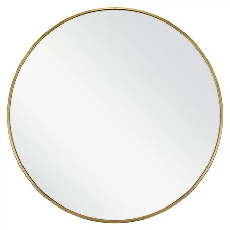 Better Homes & Gardens 28 Inch Diameter Mirror Gold Finish | Walmart (US)