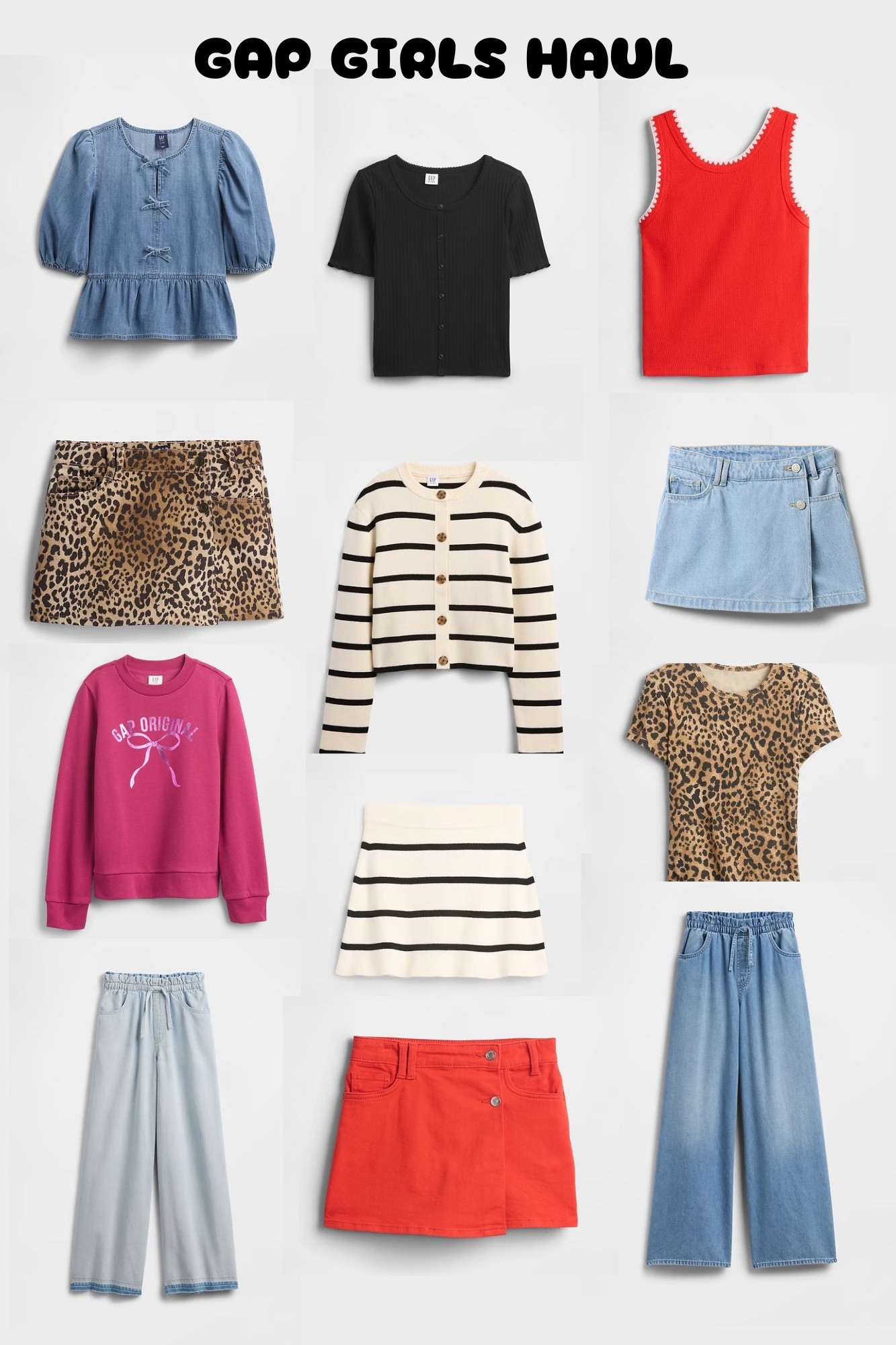 Gap Girls Back to Schooll