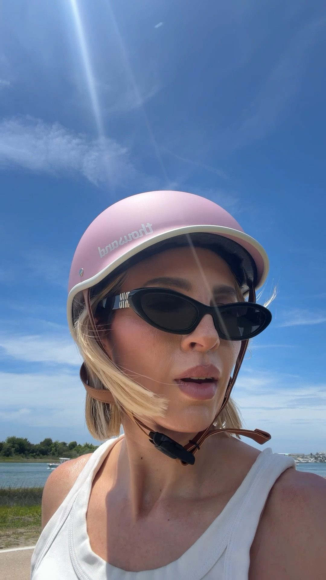 Dave bike helmet 🤓 it’s the most fashionable one I could find 😅￼

#LTKootd #LTKfitnessgoals #LTKActive