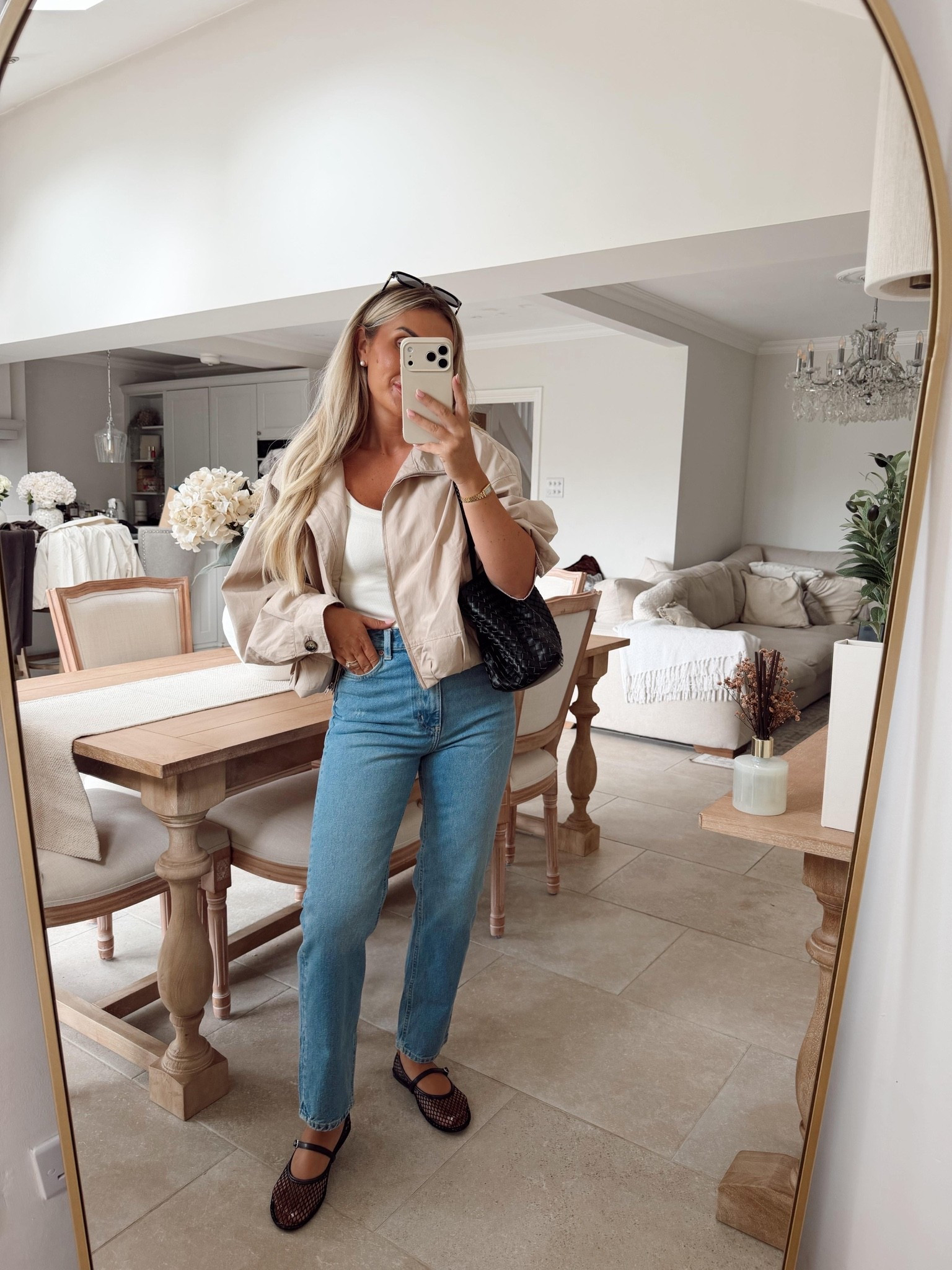 OOTD 🫶🏼

Transitional outfit, denim, jeans, ballet flats, autumn outfit, autumn jacket, technical jacket

#LTKuk #LTKautumn #LTKstyletip