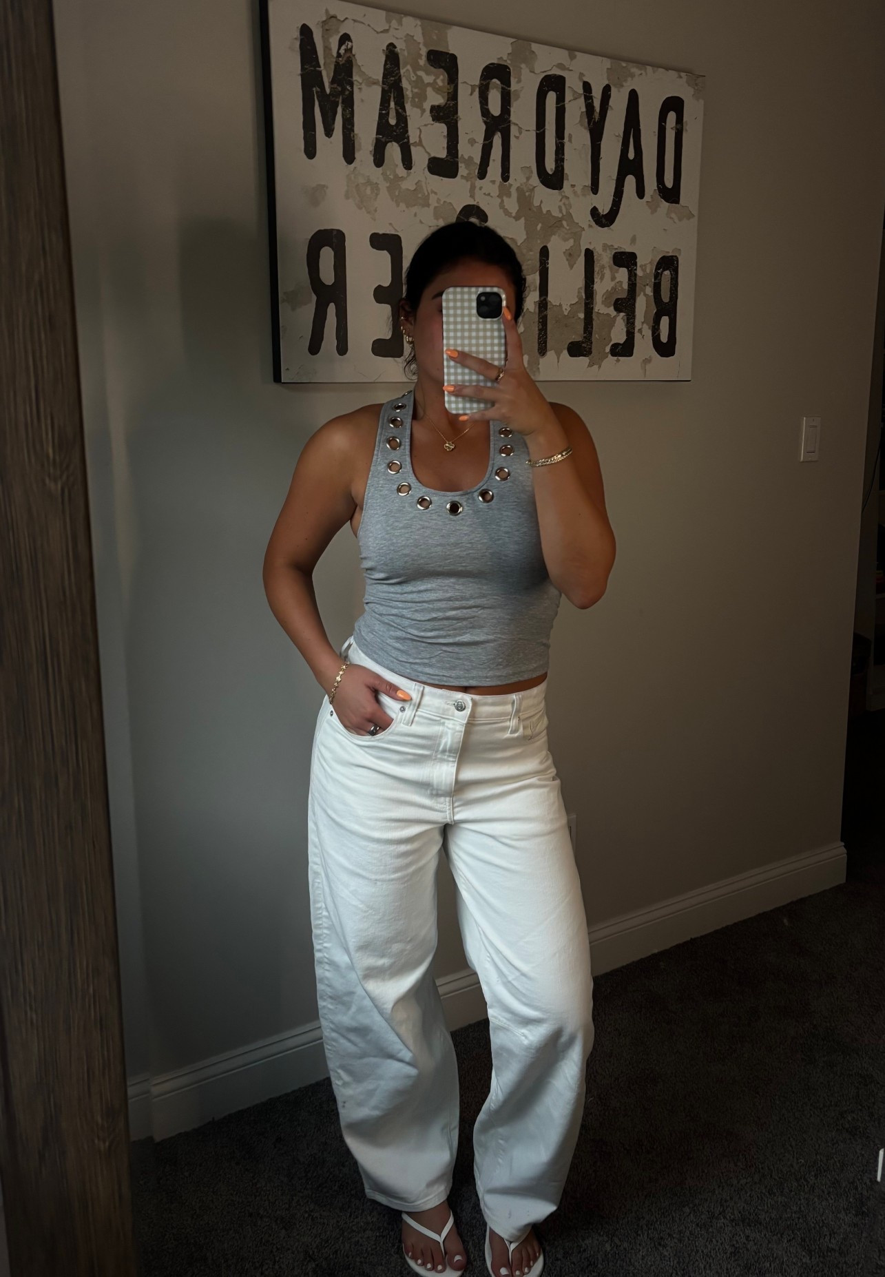 ootd <3 wearing size M in top! these jeans are my newest obsession!

#LTKStyleTip #LTKFindsUnder100 #LTKSeasonal