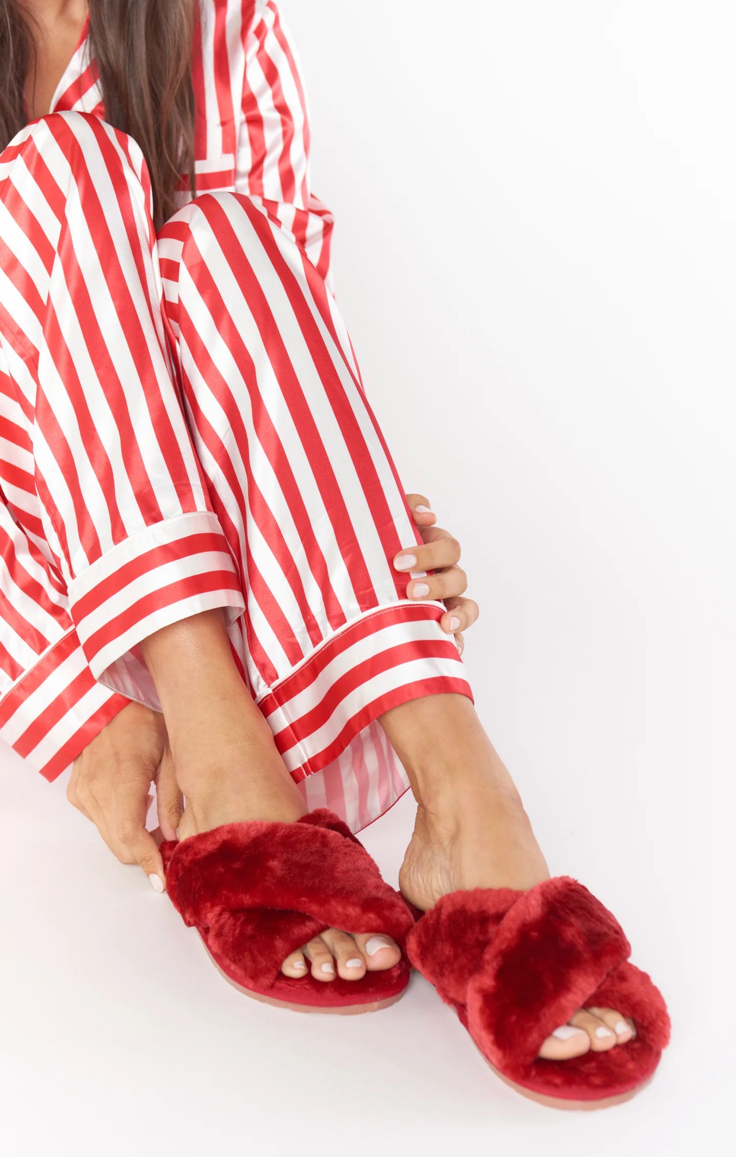 Cuddle Up Slippers ~ Red | Show Me Your Mumu