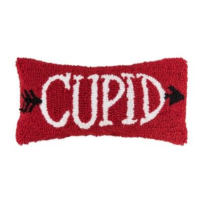 C&F Home 6" x 12" Cupid Hooked Valentine's Day Pillow | Target