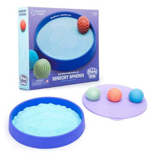 Educational Insights Playfoam Sand Sensory Spheres - Relaxing Zen Garden Kits for Calm Down Corner or Desk, Anxiety Tools and Meditation Sets for Kids & Adults, Stress Relief Toys, Ages 5+ | Amazon (US)