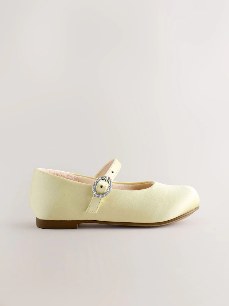 Yellow Standard Fit (F) Flower Girl Occasion Mary Jane Shoes | Next US
