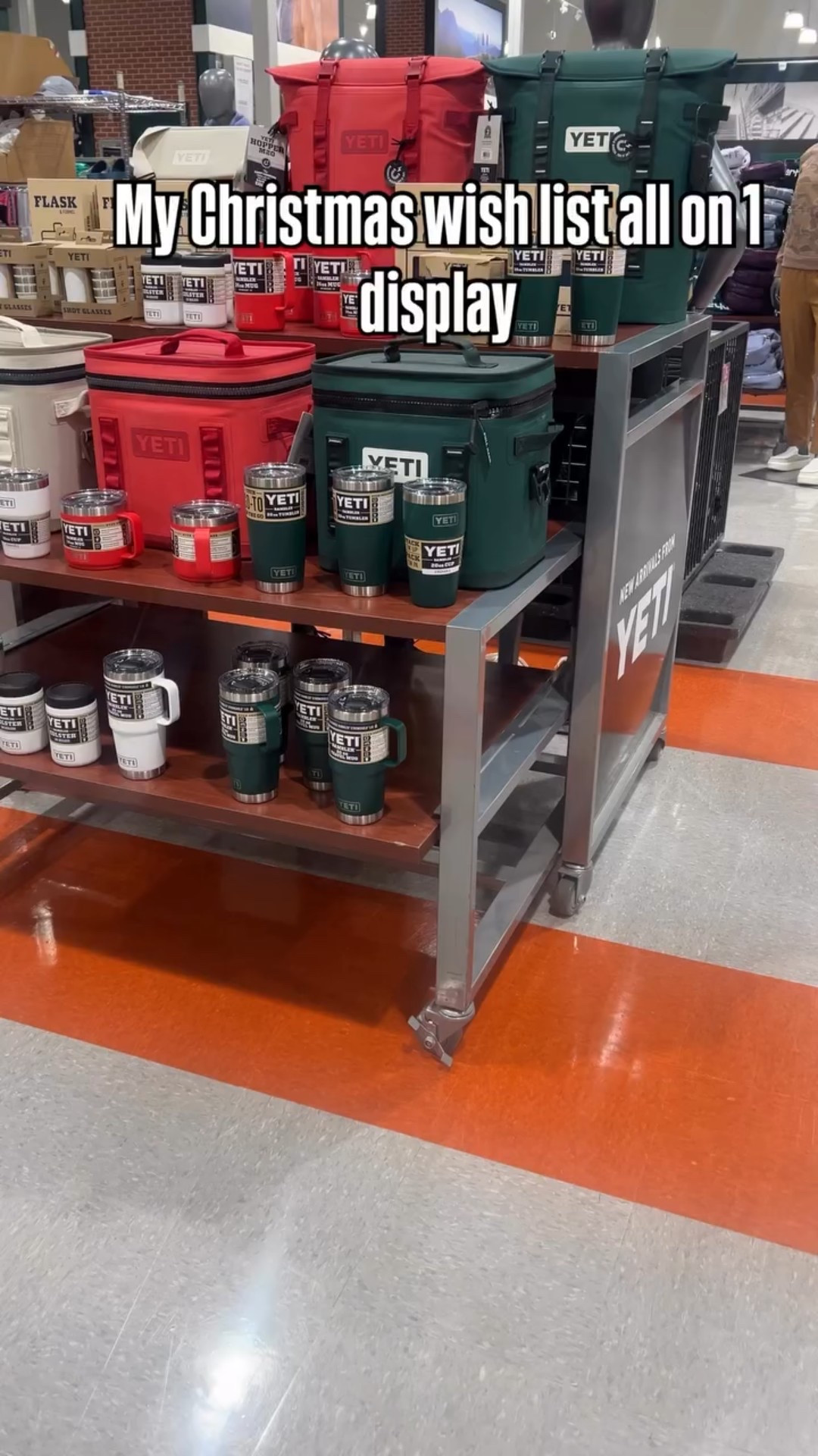 How did they know? Everything I would want in 1 display.. very impressive!!!
@dickssportinggoods 

#momlife #christmasgiftideas  #yeti