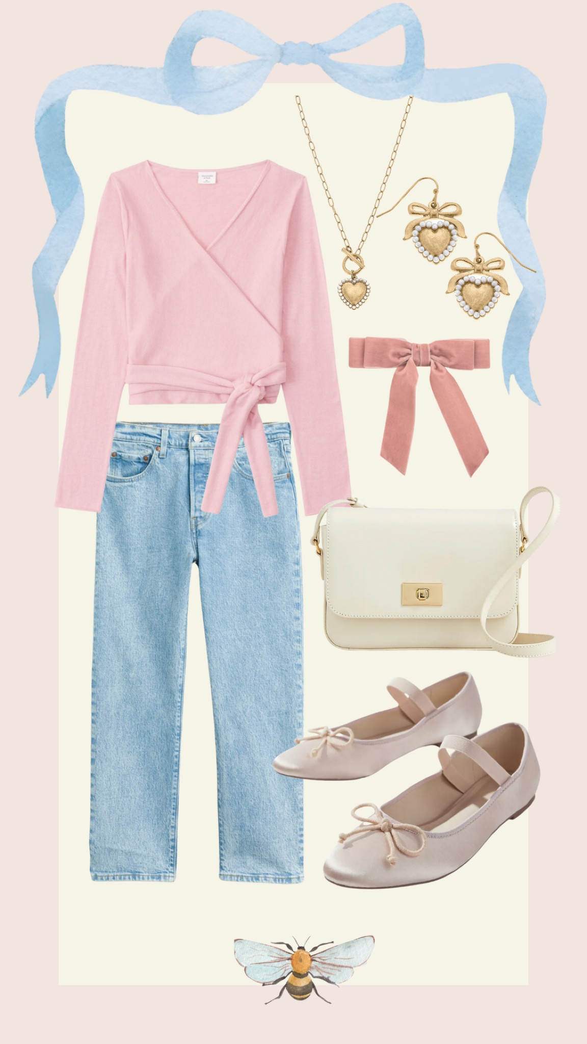 Wrap sweater, ballet wrap sweater, balletcore outfit, satin ballet flats 

#LTKshoecrush #LTKSeasonal #LTKunder100