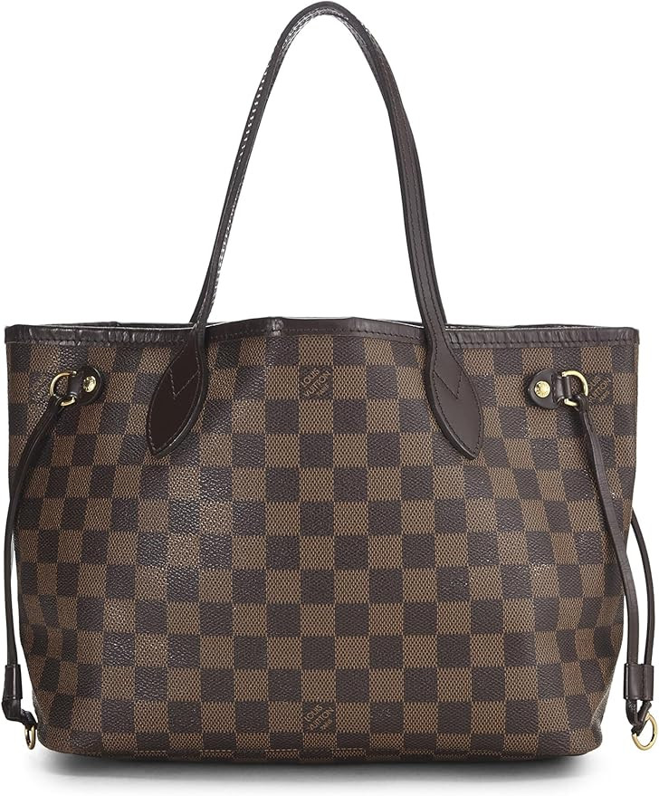 Amazon.com: Louis Vuitton, Pre-Loved Damier Ebene Neverfull PM, Brown : Luxury Stores | Amazon (US)