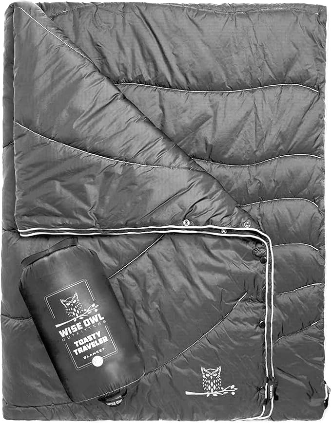 Wise Owl Outfitters Camping Blanket - Packable & Waterproof Warm Camping Quilt - Outdoor Blanket ... | Amazon (US)
