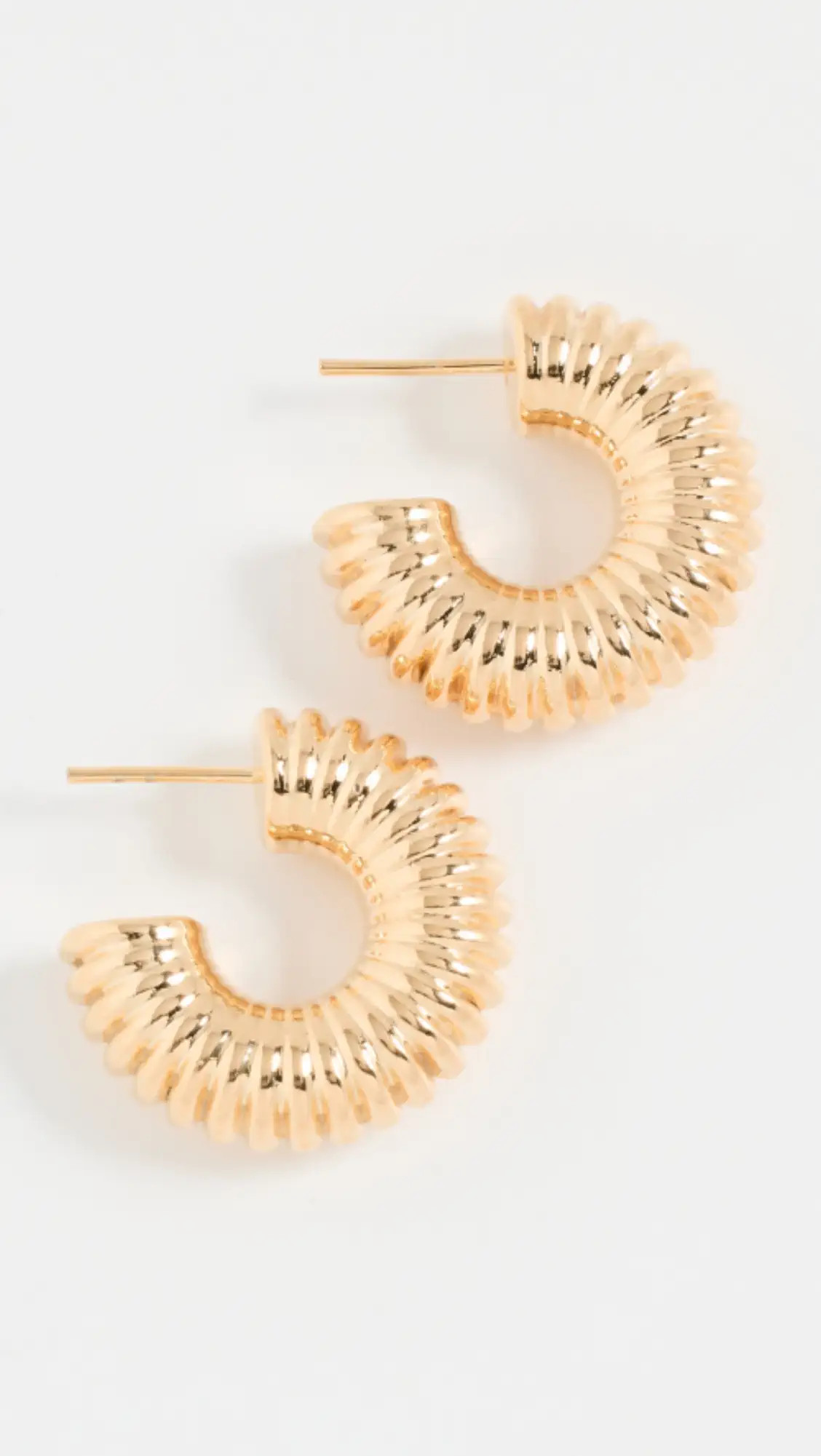SHASHI Gold Hoops | Shopbop | Shopbop